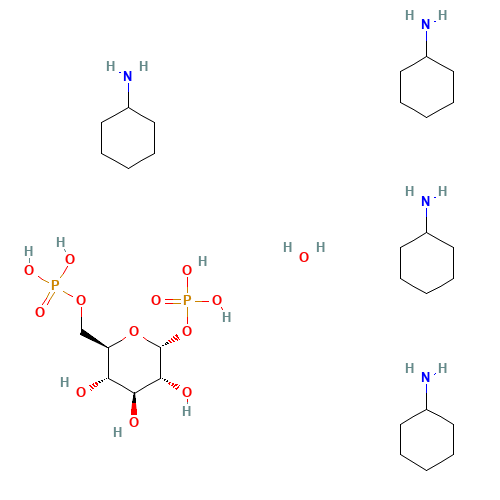 ALPHA-D-GLUCOSE 1,6-DIPHOSPHATE CYCLOHEXYLAMMONIUM SALT,HYDRATE (CAS: 71662-13-0) - Related Chemical Product