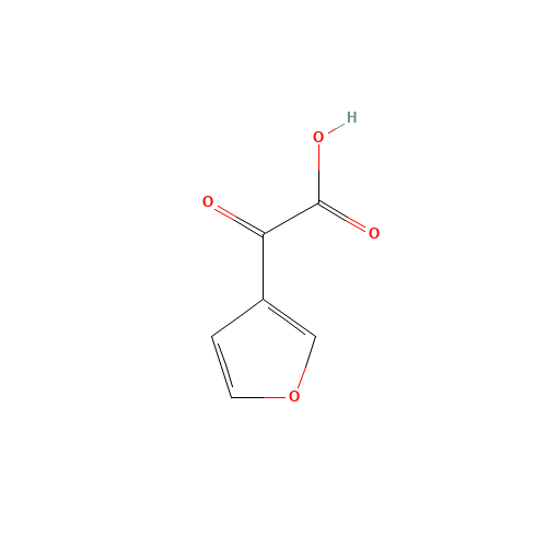 3-FURYL(OXO)ACETIC ACID (CAS: 54280-70-5) - Chemical Structure and Molecular Formula 