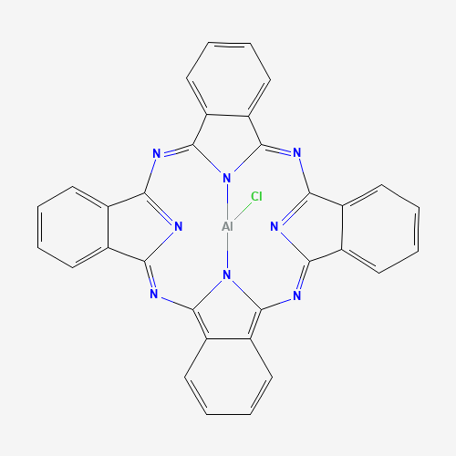 Aluminum phthalocyanine chloride (CAS: 14154-42-8) - Chemical Structure and Molecular Formula 