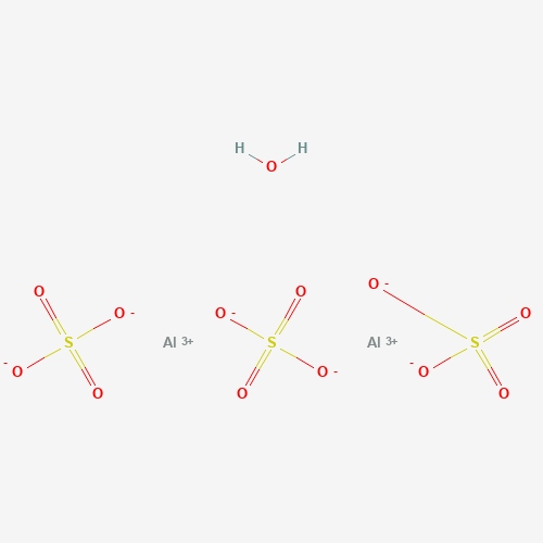Aluminium sulfate hydrate (CAS: 17927-65-0) - Chemical Structure and Molecular Formula 