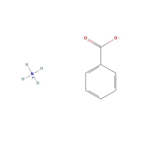 Ammonium benzoate (CAS: 1863-63-4) - Chemical Structure and Molecular Formula 