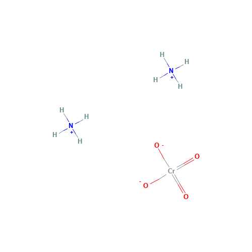 AMMONIUM CHROMATE (CAS: 7788-98-9) - Chemical Structure and Molecular Formula 