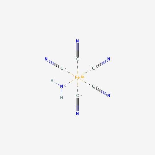 AMMONIUM DISODIUM PENTACYANOAMMINEFERRATE(II) (CAS: 36682-41-4) - Chemical Structure and Molecular Formula 