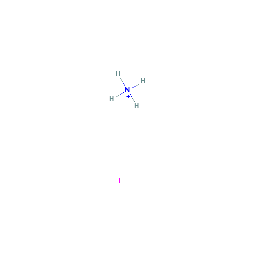 Ammonium iodide (CAS: 12027-06-4) - Chemical Structure and Molecular Formula 