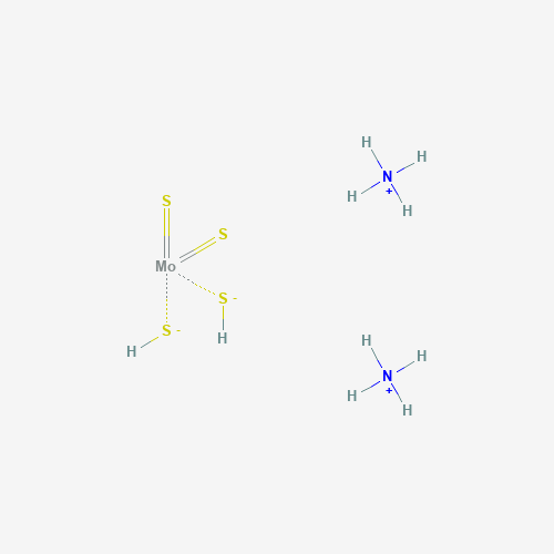 AMMONIUM TETRATHIOMOLYBDATE (CAS: 15060-55-6) - Chemical Structure and Molecular Formula 