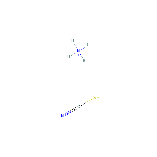 Ammonium thiocyanate (CAS: 1762-95-4) - Chemical Structure and Molecular Formula 