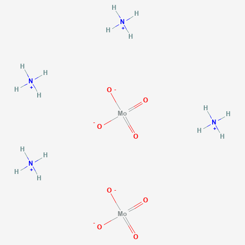 Ammonium octamolybdate (CAS: 12411-64-2) - Chemical Structure and Molecular Formula 