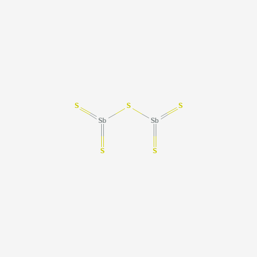 ANTIMONY PENTASULFIDE (CAS: 1315-04-4) - Chemical Structure and Molecular Formula 