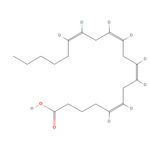5Z,8Z,11Z,14Z-EICOSATETRAENOIC-5,6,8,9,11,12,14,15-D8 ACID (CAS: 69254-37-1) - Related Chemical Product