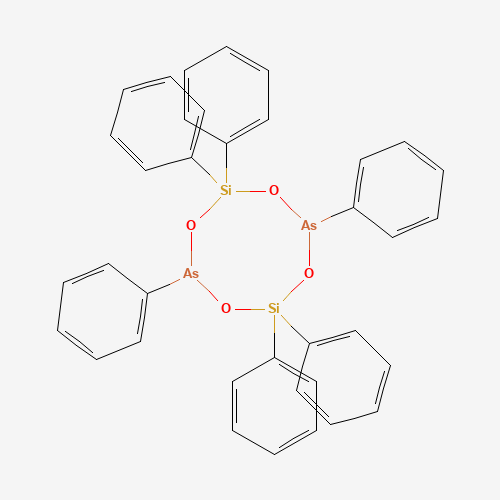 244688-HEXAPHENYL-1357-TETRAOXA-26-DIARSA-48-DISILACYCLOOCTANE (CAS: 18817-07-7) - Chemical Structure and Molecular Formula 