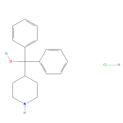 Diphenylpiperidin-4-ylmethanol hydrochloride (CAS: 1798-50-1) - Related Chemical Product