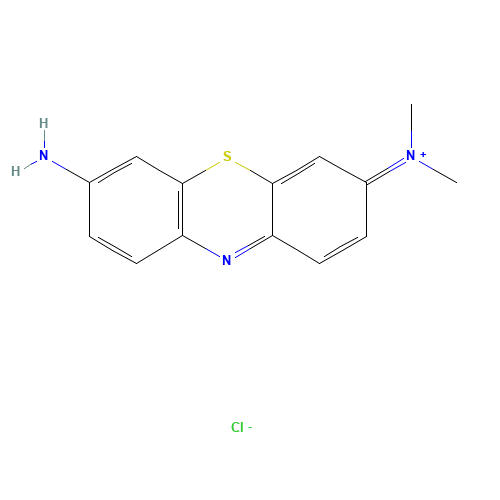 AZURE A,CERTIFIED,PURE (CAS: 531-53-3) - Chemical Structure and Molecular Formula 