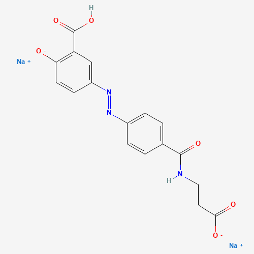 Balsalazide disodium (CAS: 82101-18-6) - Chemical Structure and Molecular Formula 