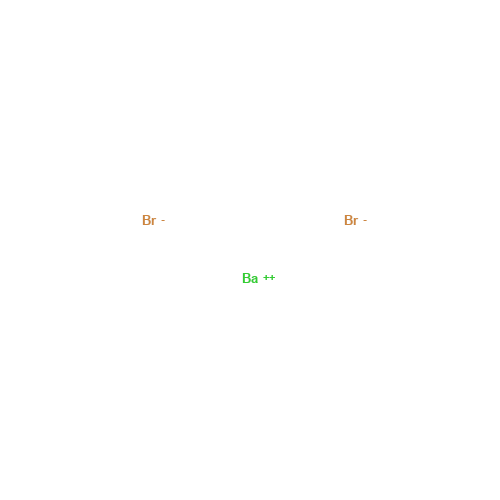 BARIUM BROMIDE (CAS: 10553-31-8) - Chemical Structure and Molecular Formula 