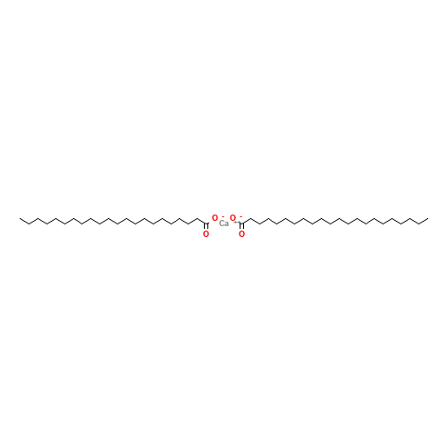 calcium didocosanoate (CAS: 3578-72-1) - Chemical Structure and Molecular Formula 