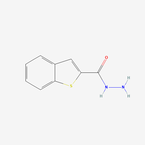 BENZO[B]THIOPHENE-2-CARBOXYLIC HYDRAZIDE (CAS: 175135-07-6) - Chemical Structure and Molecular Formula 
