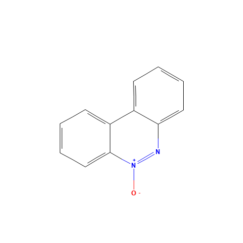 BENZO[C]CINNOLINE N-OXIDE (CAS: 6141-98-6) - Chemical Structure and Molecular Formula 