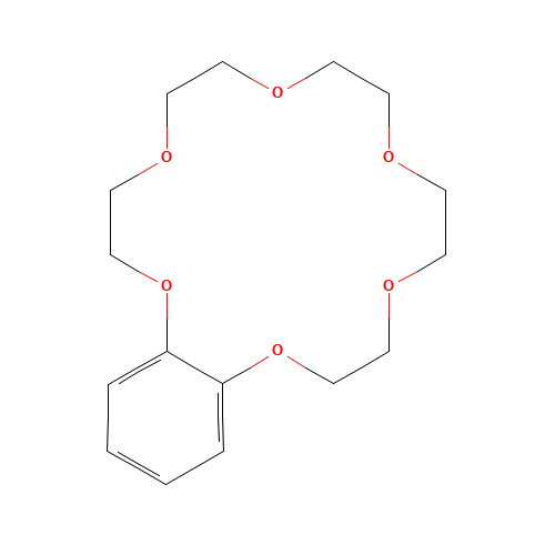 Benzo-18-crown-6 (CAS: 14098-24-9) - Chemical Structure and Molecular Formula 