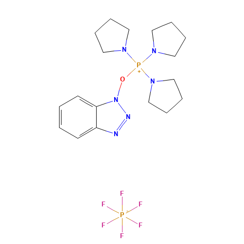 Benzotriazole-1-yl-oxytripyrrolidinophosphonium hexafluorophosphate (CAS: 128625-52-5) - Related Chemical Product