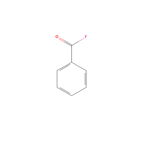 BENZOYL FLUORIDE (CAS: 455-32-3) - Chemical Structure and Molecular Formula 