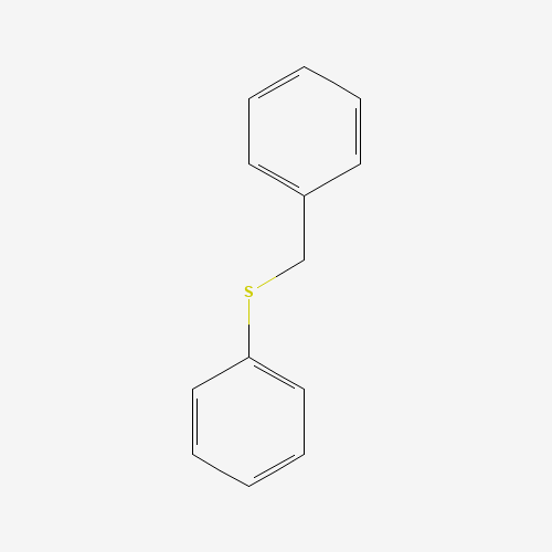 BENZYL PHENYL SULFIDE (CAS: 831-91-4) - Chemical Structure and Molecular Formula 