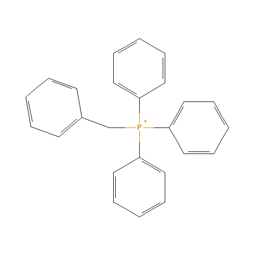 Benzyltriphenylphosphonium iodide (CAS: 15853-35-7) - Chemical Structure and Molecular Formula 