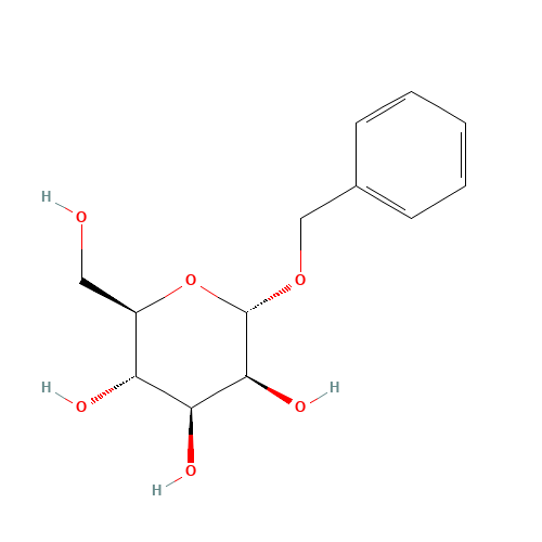 BENZYL ALPHA-D-MANNOPYRANOSIDE (CAS: 15548-45-5) - Chemical Structure and Molecular Formula 