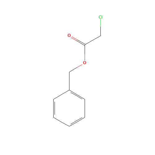 Benzyl 2-chloroacetate (CAS: 140-18-1) - Chemical Structure and Molecular Formula 