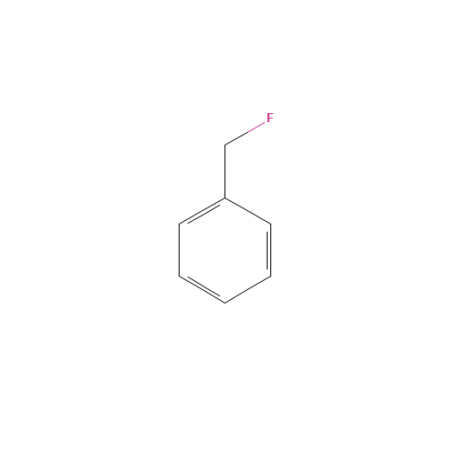 BENZYL FLUORIDE (CAS: 350-50-5) - Chemical Structure and Molecular Formula 