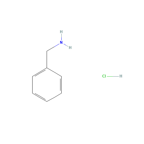 Benzylamine hydrochloride (CAS: 3287-99-8) - Chemical Structure and Molecular Formula 