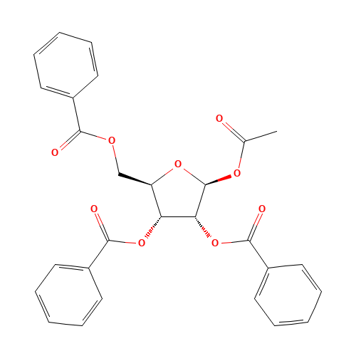 beta-D-Ribofuranose 1-acetate 2,3,5-tribenzoate (CAS: 6974-32-9) - Related Chemical Product