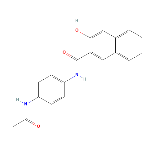 N-(4-Acetylaminophenyl)-3-hydroxynaphthalene-2-carboxamide (CAS: 41506-62-1) - Related Chemical Product