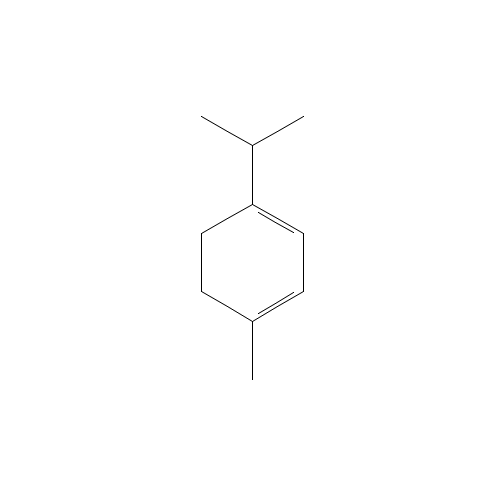 ALPHA-TERPINENE (CAS: 99-86-5) - Chemical Structure and Molecular Formula 