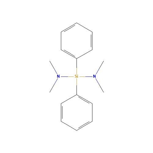 BIS(DIMETHYLAMINO)DIPHENYLSILANE (CAS: 1027-62-9) - Related Chemical Product