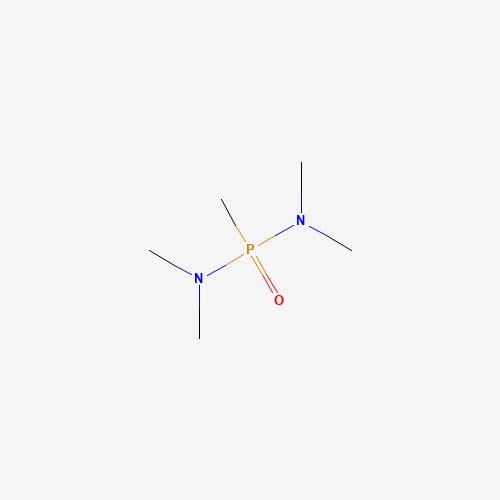METHYLPHOSPHONIC BIS(DIMETHYLAMIDE) (CAS: 2511-17-3) - Chemical Structure and Molecular Formula 
