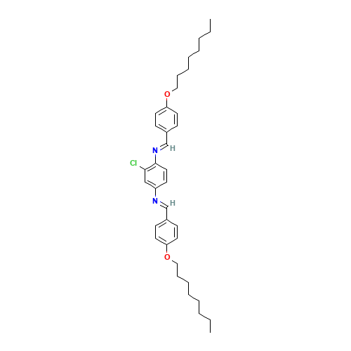 BIS(P-OCTYLOXYBENZYLIDENE) 2-CHLORO-1,4-PHENYLENEDIAMINE (CAS: 26456-28-0) - Related Chemical Product