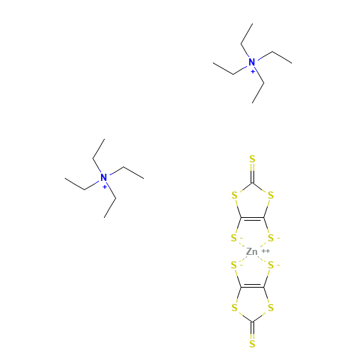 BIS(TETRAETHYLAMMONIUM) BIS(2-THIOXO-1,3-DITHIOLE-4,5-DITHIOLATO)ZINCATE (CAS: 72022-68-5) - Related Chemical Product