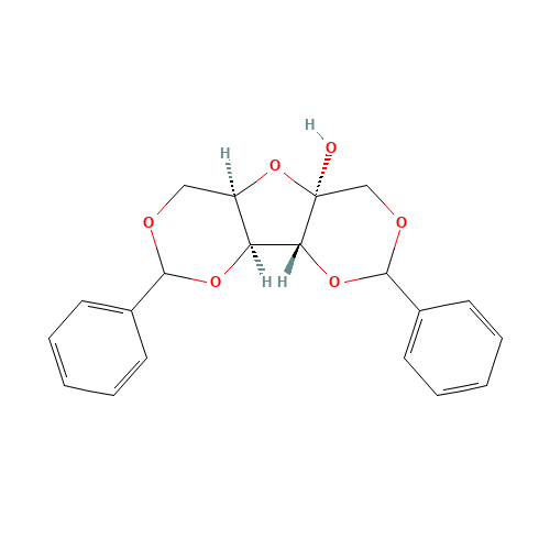 1,3:2,4-Dibenzylidene sorbitol (CAS: 32647-67-9) - Chemical Structure and Molecular Formula 
