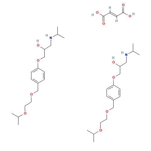 Bisoprololfumarat (CAS: 104344-23-2) - Related Chemical Product