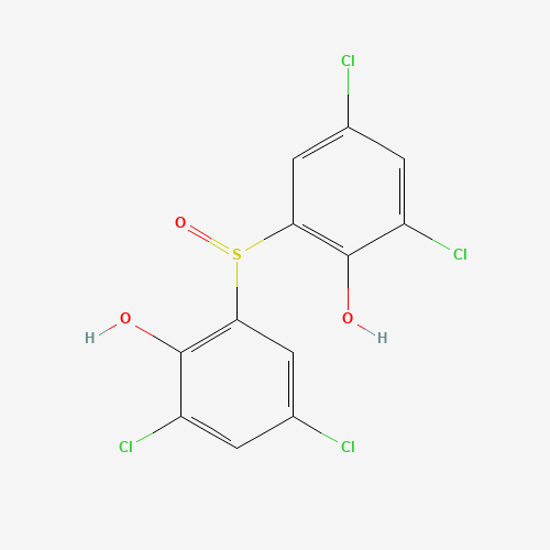 BITHIONOL SULFOXIDE (CAS: 844-26-8) - Chemical Structure and Molecular Formula 