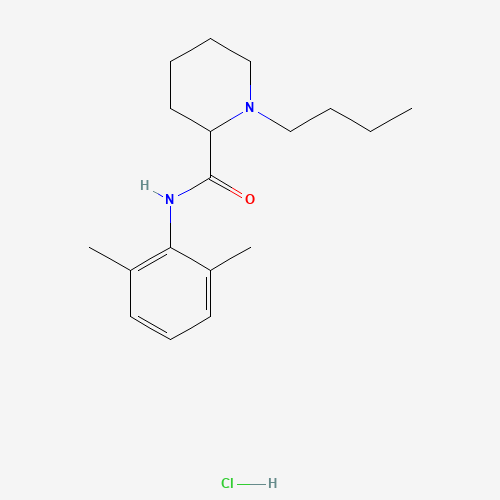 bupivacaine hydrochloride (CAS: 18010-40-7) - Chemical Structure and Molecular Formula 