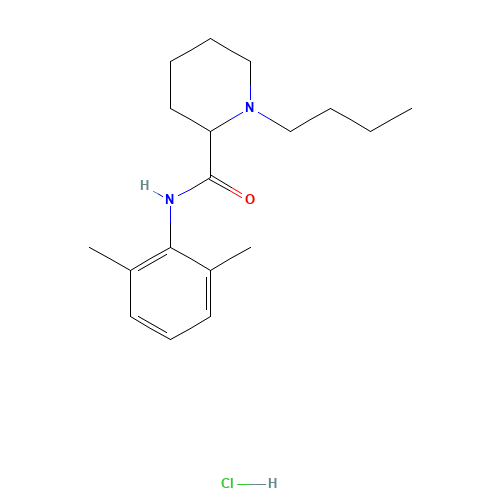 bupivacaine hydrochloride (CAS: 18010-40-7) - Related Chemical Product