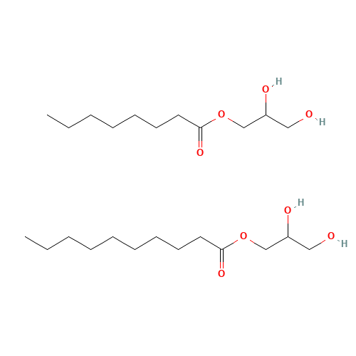 Decanoyl/octanoyl-glycerides (CAS: 65381-09-1) - Related Chemical Product