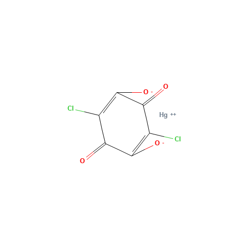 MERCURIC CHLORANILATE (CAS: 33770-60-4) - Chemical Structure and Molecular Formula 