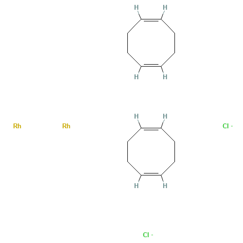 Chloro(1,5-cyclooctadiene)rhodium(I) dimer (CAS: 12092-47-6) - Related Chemical Product
