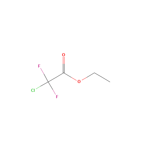 Chlorodifluoroacetic acid ethyl ester (CAS: 383-62-0) - Chemical Structure and Molecular Formula 