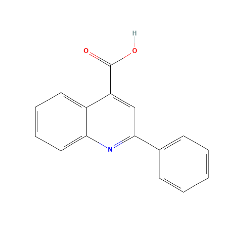 CINCHOPHEN (CAS: 132-60-5) - Chemical Structure and Molecular Formula 