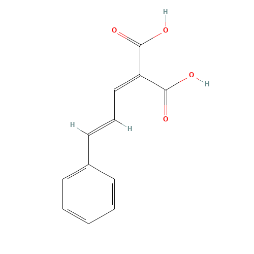 CINNAMYLIDENEMALONIC ACID (CAS: 4472-92-8) - Related Chemical Product