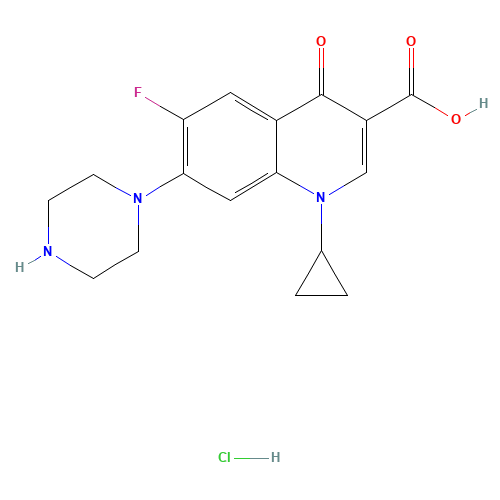 Ciprofloxacin hydrochloride (CAS: 86483-48-9) - Related Chemical Product