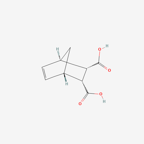 CIS-5-NORBORNENE-ENDO-2,3-DICARBOXYLIC ACID (CAS: 3853-88-1) - Chemical Structure and Molecular Formula 